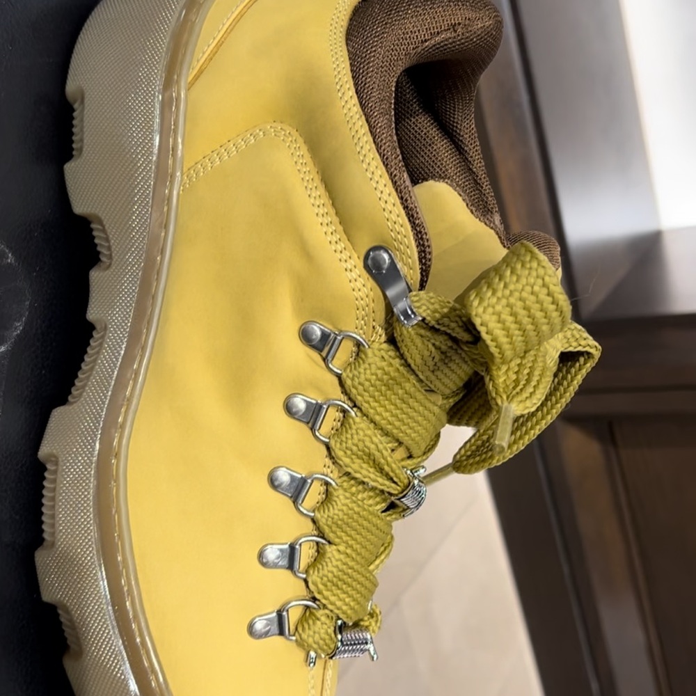 Never worn Burberry hiker boots